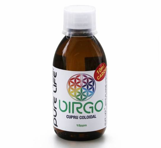 Cupru Coloidal 15ppm, Virgo, 240ml - Agnes Itara