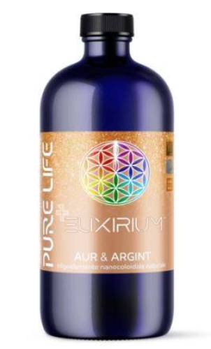 Aur si argint Coloidal 35ppm, Elixirium, 480ml - Agnes Itara