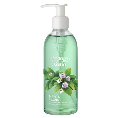Sapun lichid cu extract de menta si busuioc, 250ml, Bottega Verde
