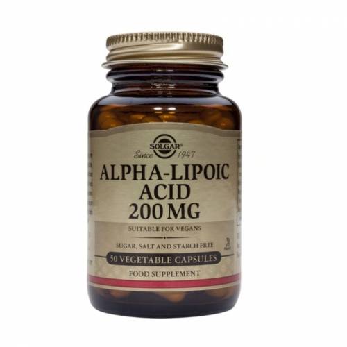 Solgar Alpha Lipoic Acid 200mg, 50 capsule