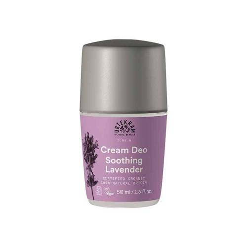 Deodorant Roll-on crema calmanta, fara aluminiu, cu lavanda, eco-bio, 50 ml, Urtekram