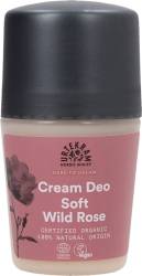Deodorant Roll-on crema fina, fara aluminiu, cu trandafir salbatic, eco-bio, 50 ml, Urtekram