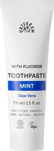 Pasta de dinti cu fluor, menta, aloe vera, eco-bio, 75 ml, Urtekram