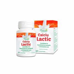 Naturalis Calciu lactic, 50 comprimate