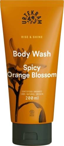 Gel de dus cu portocale aromate, eco-bio, 200 ml, Urtekram