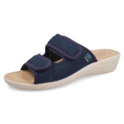 Papuci dama FlyFlot microfibra, FF0120 -Albastru - 40