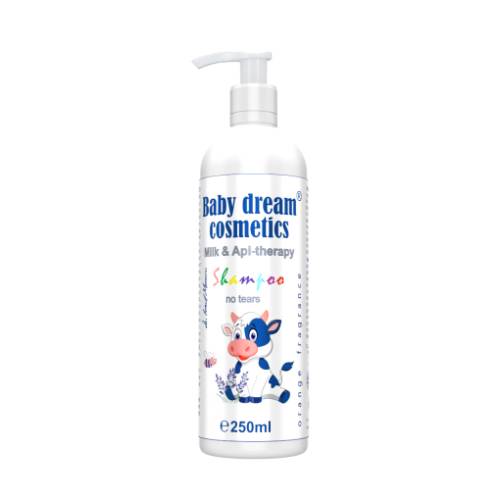 Sampon pentru copii, Baby Dream Cosmetics Milk Api-Therapy Shampoo No Tears, 250 ml, Medica - Pro Natura