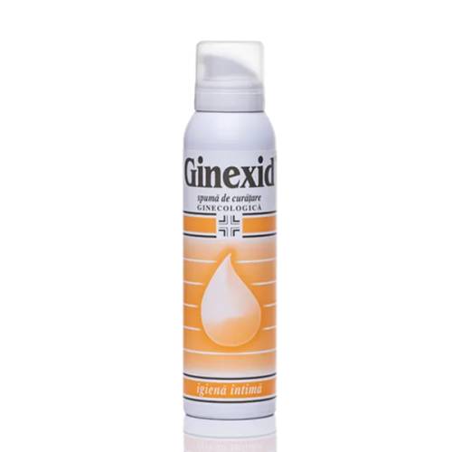 GINEXID SPUMA DE CURATARE igiena intima la MENOPAUZA -  150 ml, NATURPHARMA