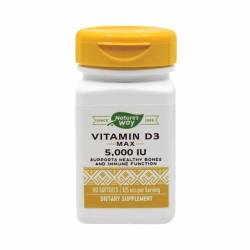 Secom Vitamin D3 5000UI, 60 capsule