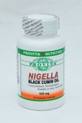 Nigella - ulei de chimen negru 500mg - 60cps - Organika