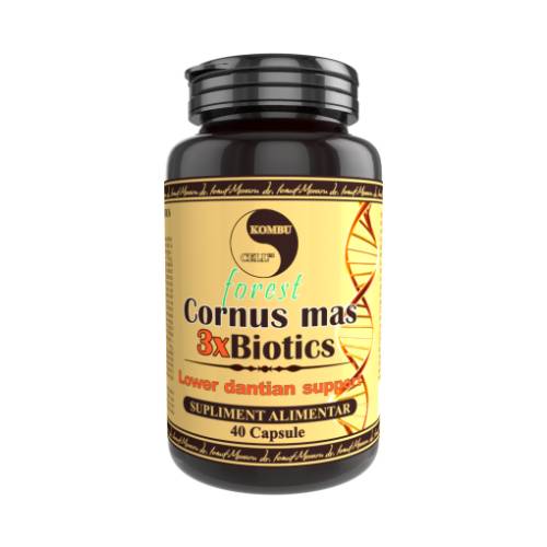 Cornus Mas 3x Biotics, cu efecte antiinflamatorii, 40 capsule, Medica - Pro Natura
