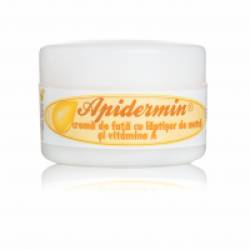Crema pentru fata cu laptisor de matca si vitamina a- apidermin mare 50ml APIDERMIN