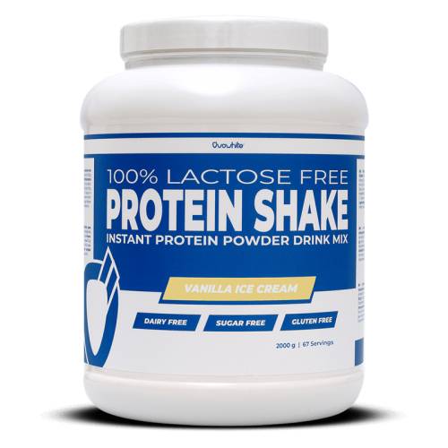 Proteina din albus de ou cu aroma de inghetata de vanilie, 2kg, Ovowhite