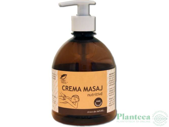 Crema de masaj nutritiva, 500 ml, Medica - Pro Natura