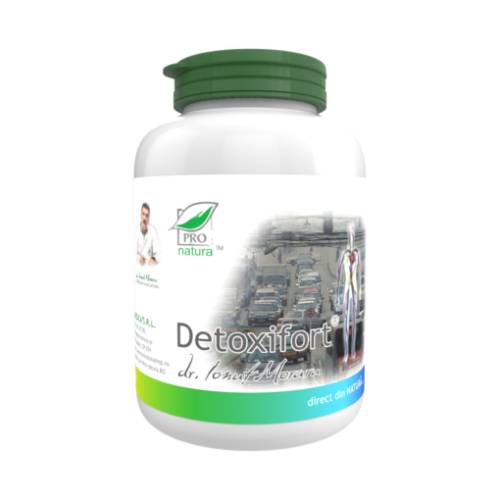 Detoxifort, sprijina detoxifierea organismului, 150 capsule, Medica - Pro Natura