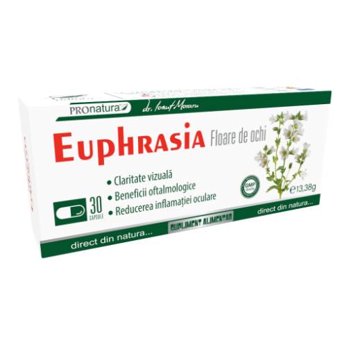 Euphrasia, Floare de ochi, 30 capsule, Medica - Pro Natura