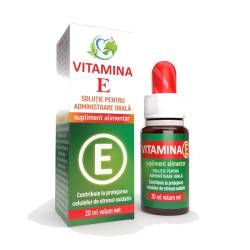 Vitamina E lichida 20ml, uz intern, Justin Pharma
