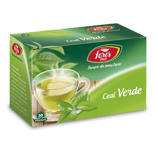 Ceai Verde, 20 plicuri, Fares