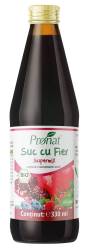 Suc de fructe cu fier Supermix, eco-bio, 330 ml, Medicura