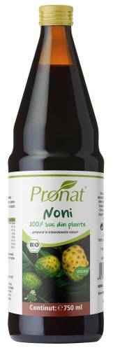 Suc de noni 100%, eco-bio, 750 ml, Medicura