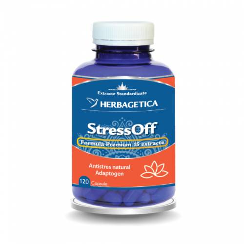STRESSOFF - combate sindromul de BURNOUT - 120 capsule, Herbagetica