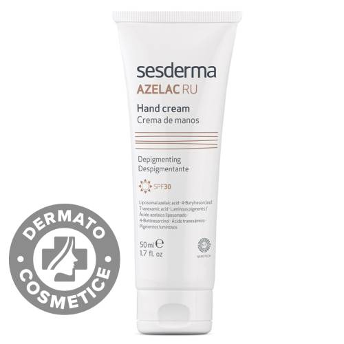 Crema depigmentanta pentru maini cu SPF 30 Azelac RU, 50ml, Sesderma