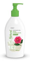 Dr. Max Natural Gel de dus cu ulei de camelie, 490ml