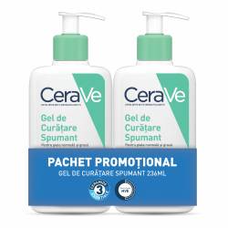 Pachet Gel curatare spumant, 2*236 ml, CeraVe