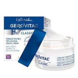 Crema pentru ten matur, uscat si ridat, 50ml - Gerovital H3 Classic
