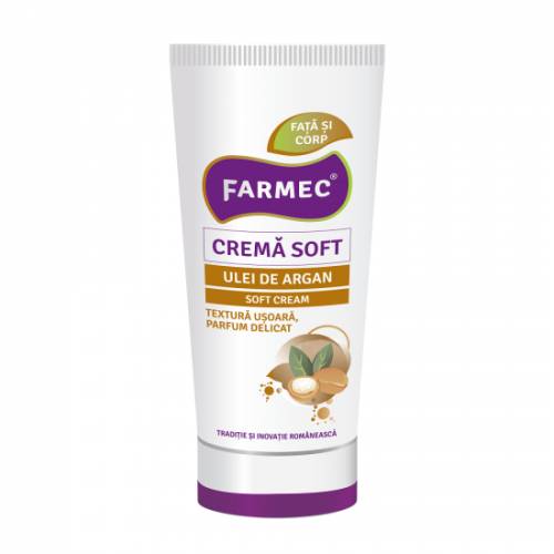 Crema soft cu ulei de argan, 150ml - Farmec