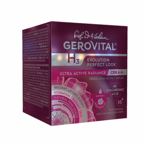 Crema remodelare contur fata, 50ml - Gerovital H3 Evolution Perfect Look