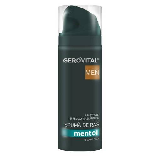 Spuma de ras cu mentol, 200ml - Gerovital Men