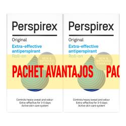 Pachet 2 bucati * Perspirex Original antiperspirant roll-on, 20 ml