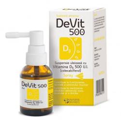 DeVit Vitamina D3 500 U.I., 20 ml, Pharma Brands