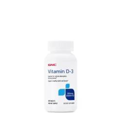 Vitamina D3 125 mcg (5000 IU), 180 Tablete - GNC