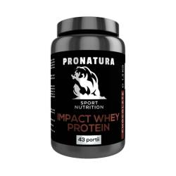 Impact Whey Protein, Proteine din Zer cu aroma de Ciocolata 1,3 Kg, Medica - Pro Natura