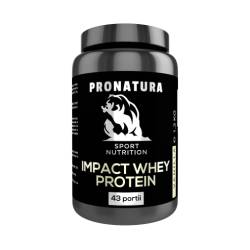 Impact Whey Protein Vanilie, Proteine din Zer cu aroma de vanilie, 1,3 Kg, Medica - Pro Natura