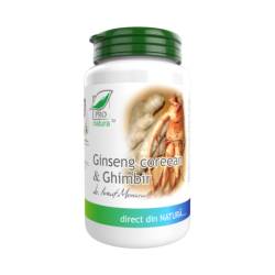 Ginseng Corean si Ghimbir, 60 capsule, Medica - Pro Natura