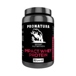 Impact Whey Protein, Proteine din Zer cu aroma de capsuni, 1300 g, Medica - Pro Natura