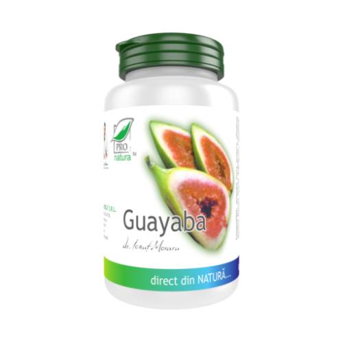 Guayaba, ajuta la reglarea tranzitului, 60 capsule, Medica - Pro Natura