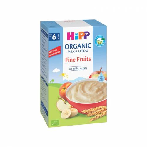 Hipp Lapte si Cereale cu Fructe fine, +6 luni, 250g