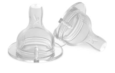 Set tetine silicon marime L +6 luni, 2 bucati, PUR
