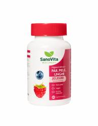 SANOVITA WELLNESS Jeleuri par, piele si unghii, 60 bucati