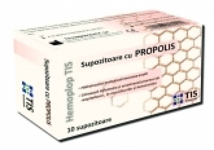 Tis Hemoploptis Supozitoare cu propolis 10 bucati