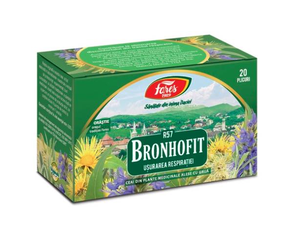 Fares Ceai bronhofit - usurarea respiratiei 20 plicuri