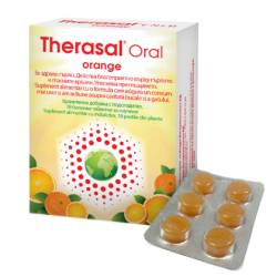 Therasal Oral Orange Pastile pentru supt 18 pastile