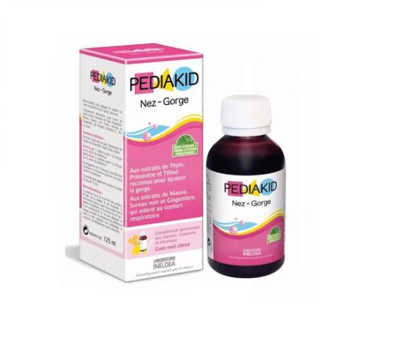 Pediakid Nez - Gorge Sirop de miere si lamaie petru raceala 125 ml