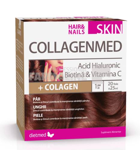 CollagenMed Skin Hair & Nails 20 fiole buvabile x 25 ml BF