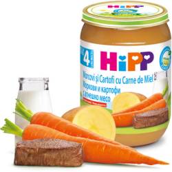 HIPP 910 MORCOVI CU CARTOFI SI MIEL 190G