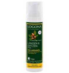 Fluid pentru ingrijirea firului de par cu ulei de argan, 75 ml, Logona